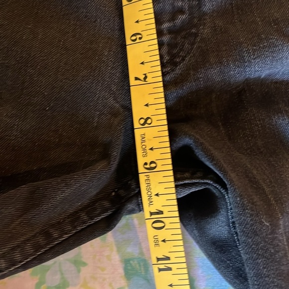 ACNE Studios | The Row Straight Leg Black Crease Cropped Denim Jean Size 29/8 - Picture 12 of 13